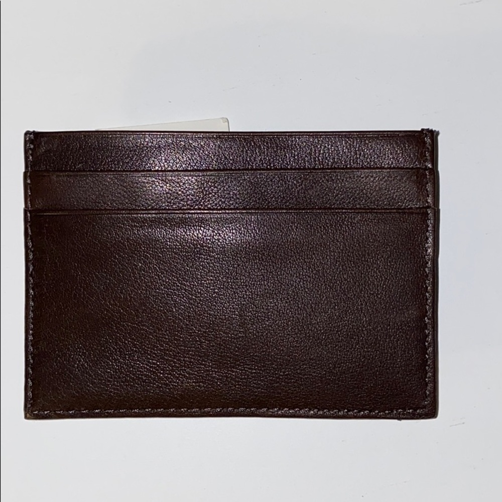 Bloomingdales Brown Leather Wallet
